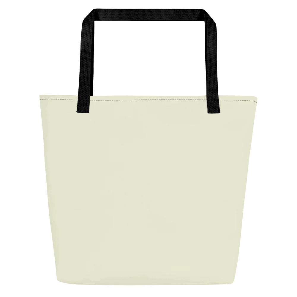 all over in print | Einkaufstasche aus Baumwolle, nachhaltige Alternative zu Plastik und Stofftasche mit Statement