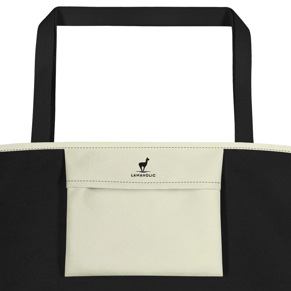 all over in print | grosse Schultertasche, Stofftasche mit Statement und nachhaltige Alternative zu Plastik