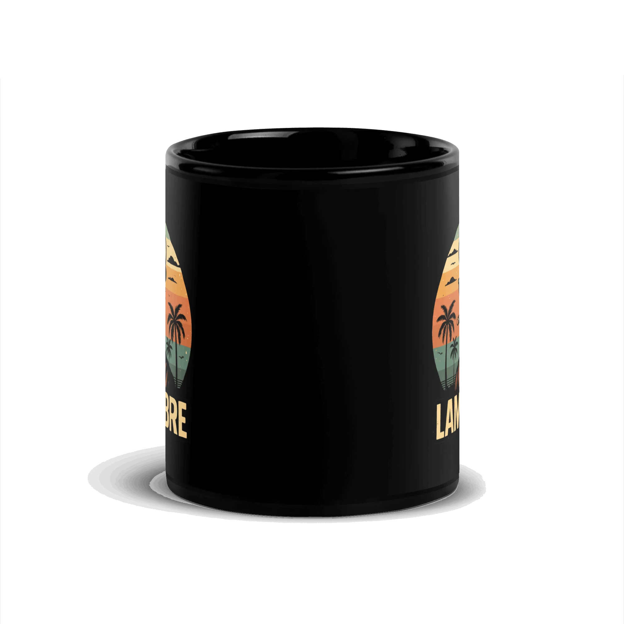 black glossy in mug | Keramiktasse, Geschenk zum Geburtstag und Buero Tasse