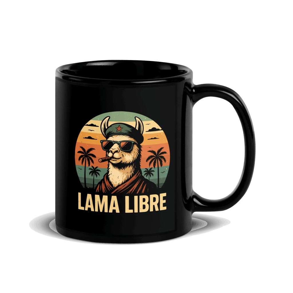 black glossy in mug | Spuelmaschinenfeste Tasse, Morgenritual Kaffee und grosse Tasse