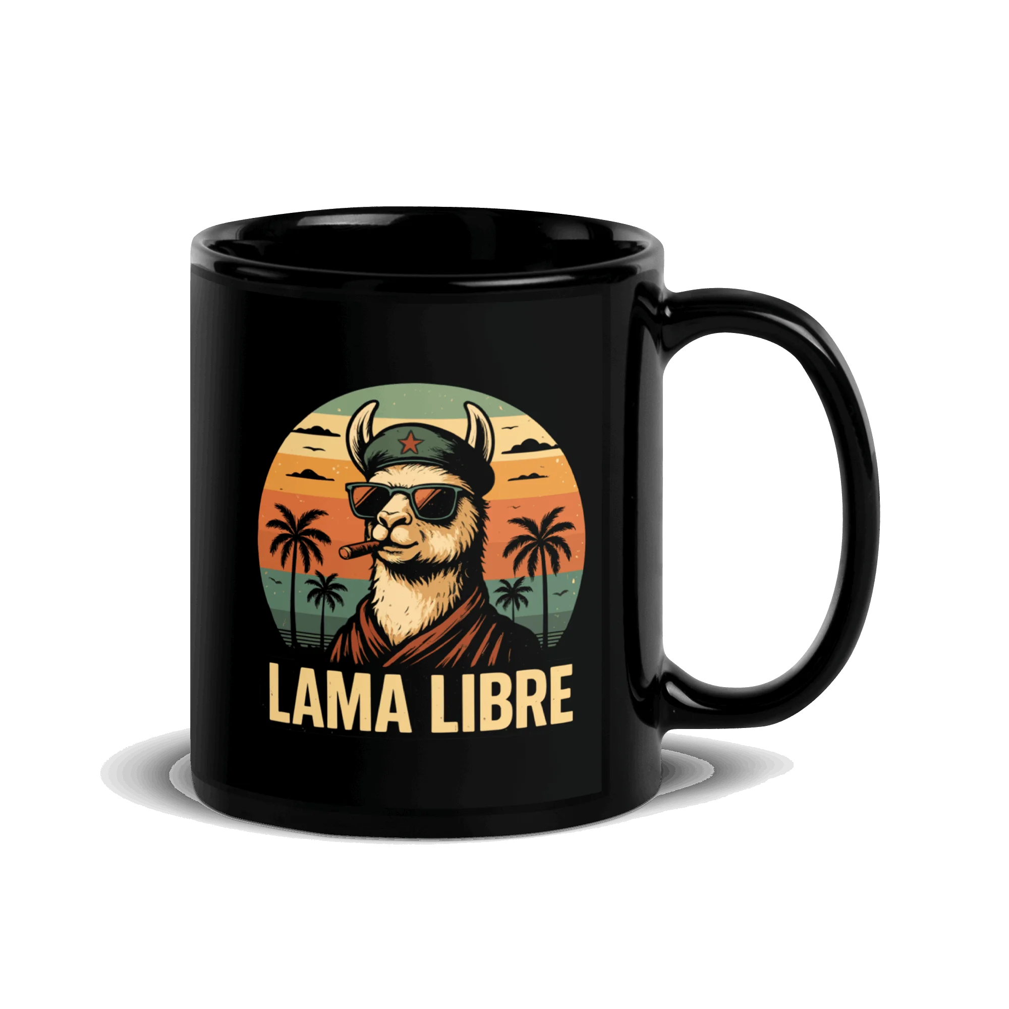 black glossy in mug | Spuelmaschinenfeste Tasse, Morgenritual Kaffee und grosse Tasse