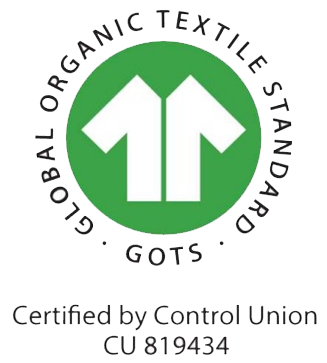 Offizielles Logo für GOTS - Global Organic Textile Standard.