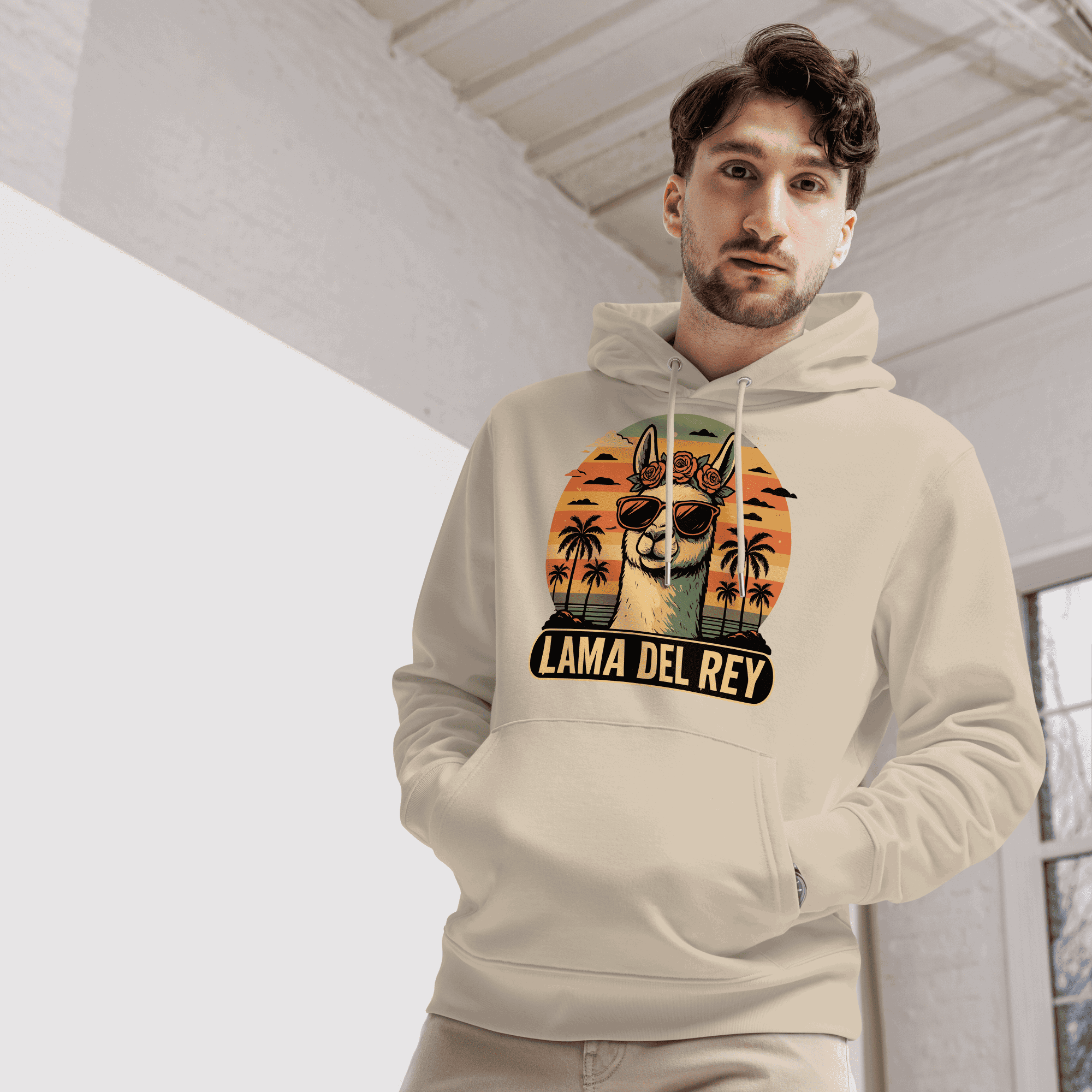 Lama Del Rey Hoodie | Deine tragbare Melancholie