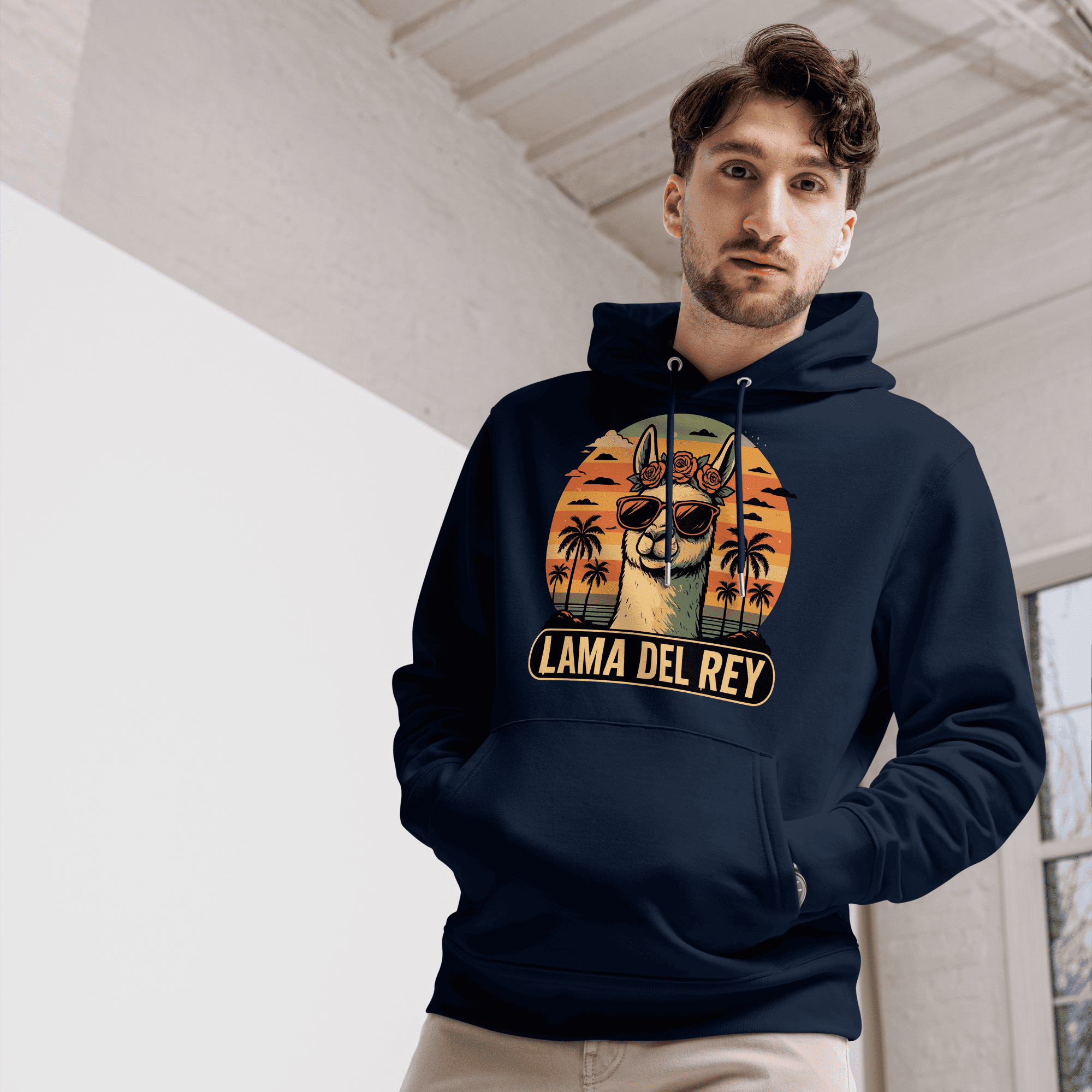 Lama Del Rey Hoodie | Deine tragbare Melancholie