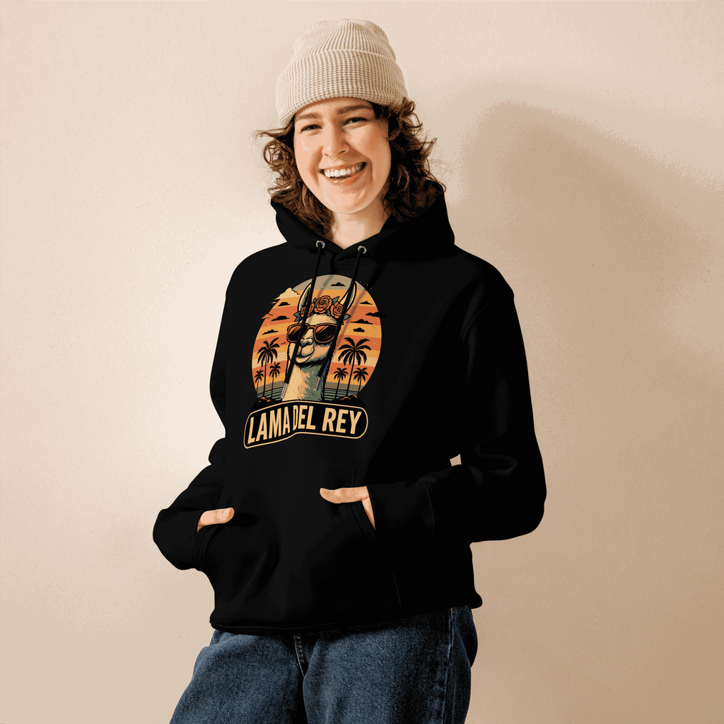 Lama Del Rey Hoodie | Deine tragbare Melancholie