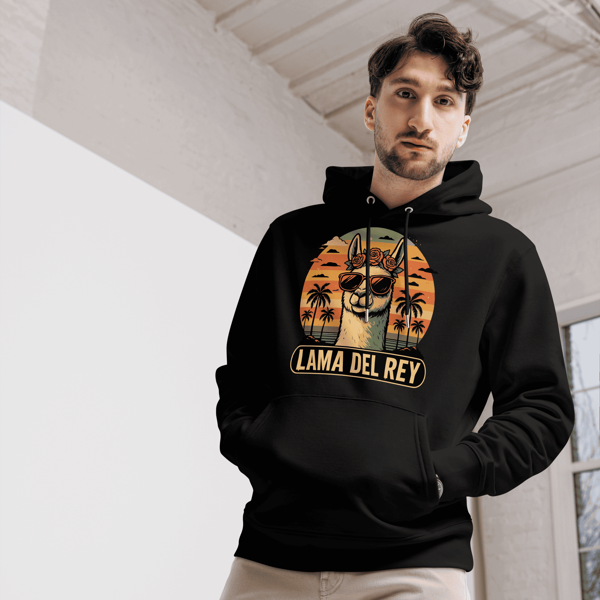 Lama Del Rey Hoodie | Deine tragbare Melancholie