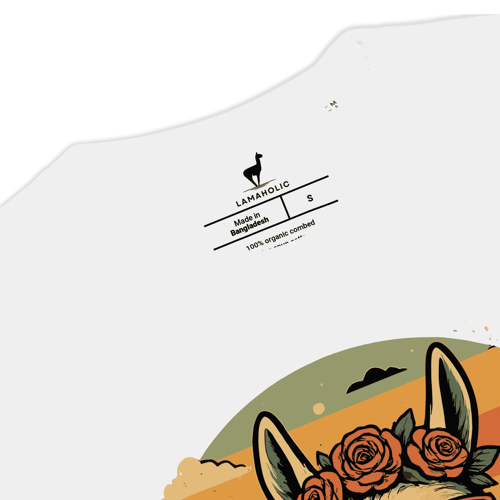 lamaholic lama in del | Statement Shirt Damen, tailliertes Damen Shirt und Geschenkidee fuer Maenner