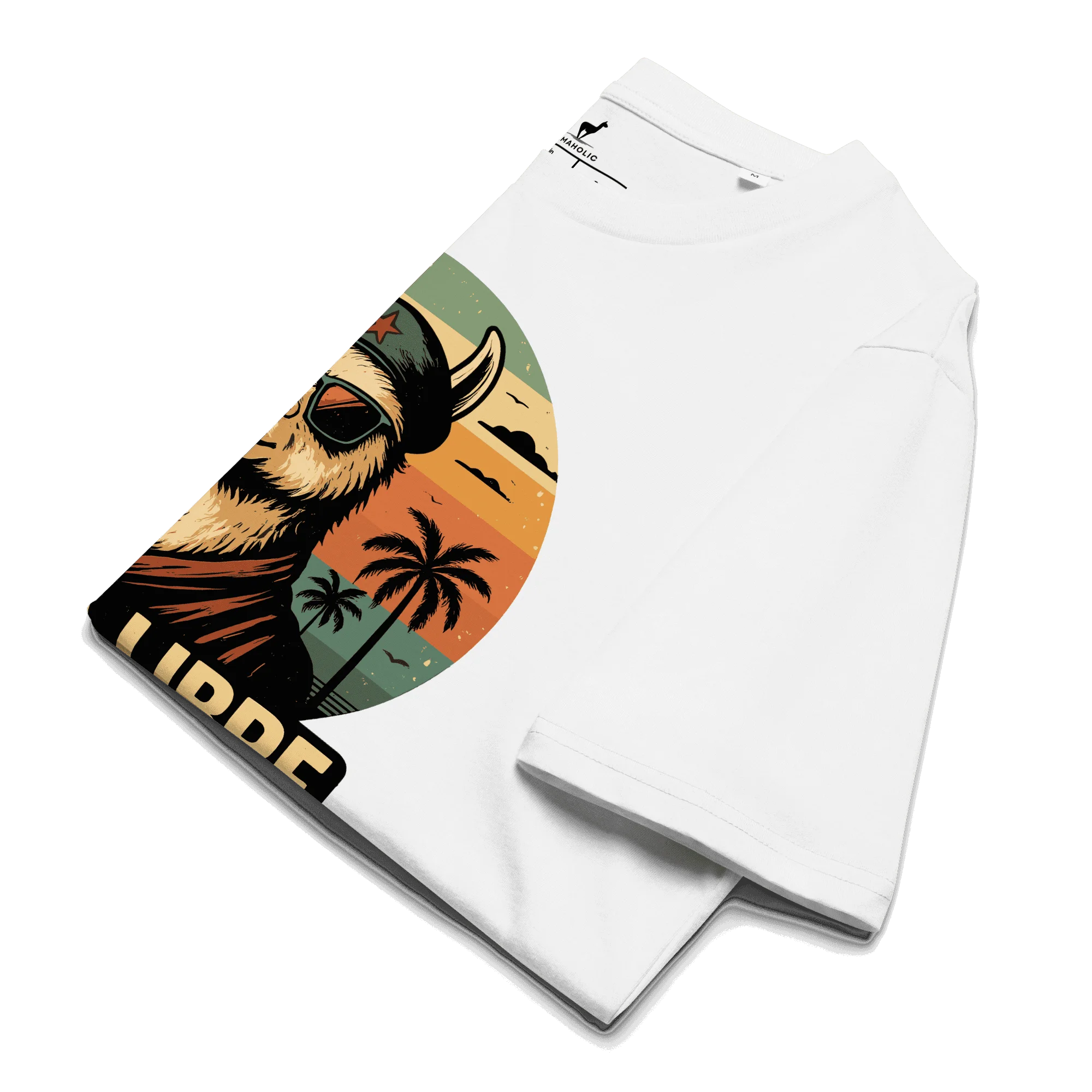 lamaholic lama in libre | hochwertiger Druck, originelles Design und Statement Shirt Herren