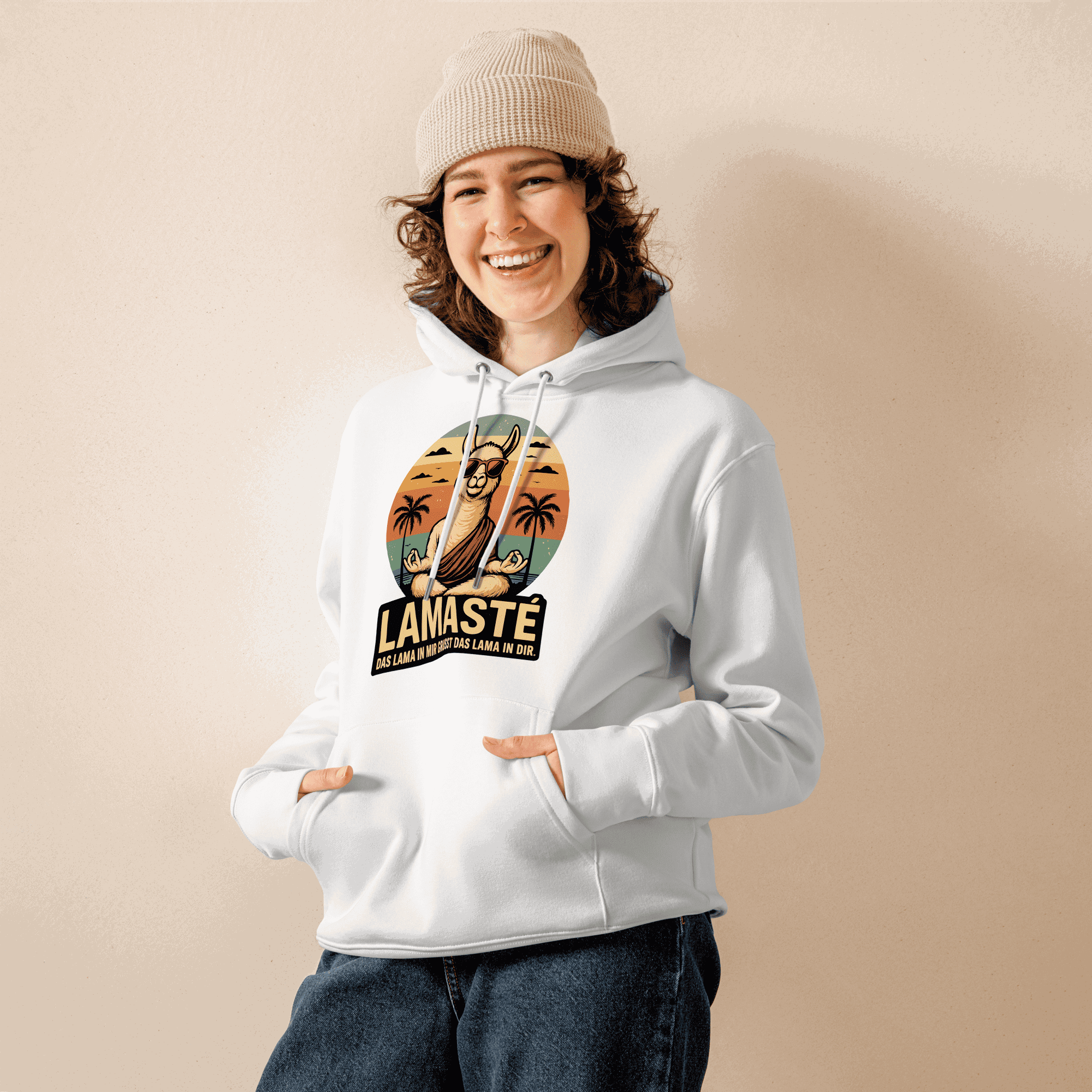 Lamasté Hoodie | Deine flauschige Festung der Gelassenheit