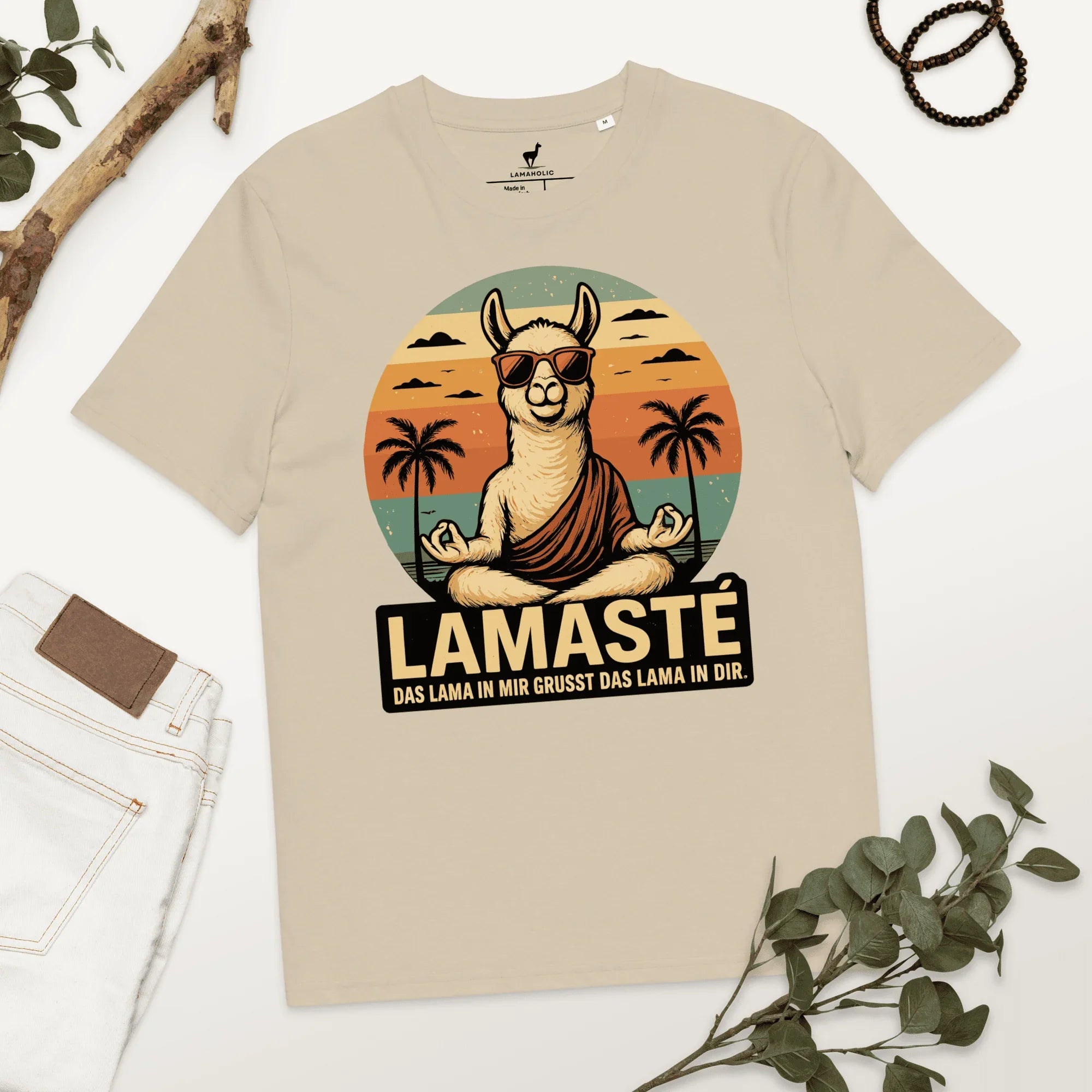 Lamasté T-Shirt | Das Lama in mir grüsst das Lama in dir