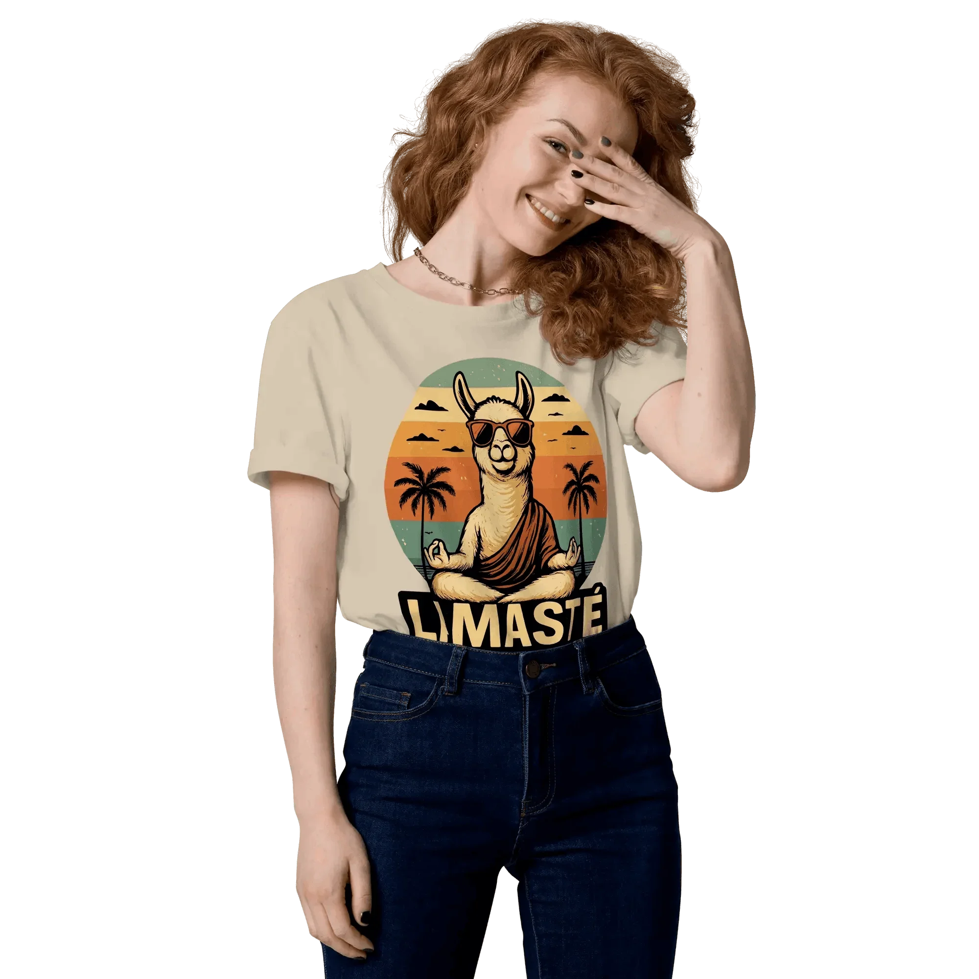 Lamasté T-Shirt | Das Lama in mir grüsst das Lama in dir