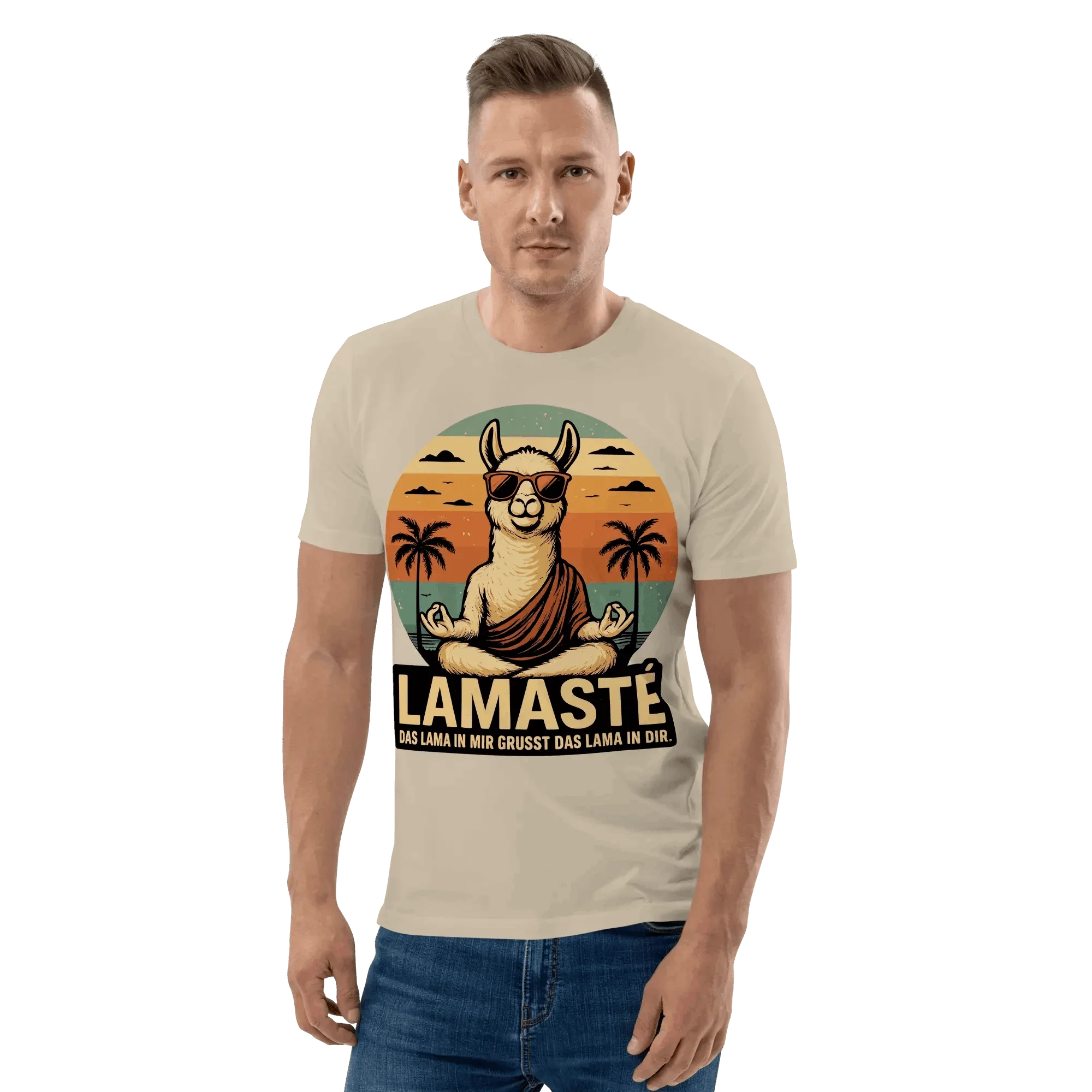 Lamasté T-Shirt | Das Lama in mir grüsst das Lama in dir