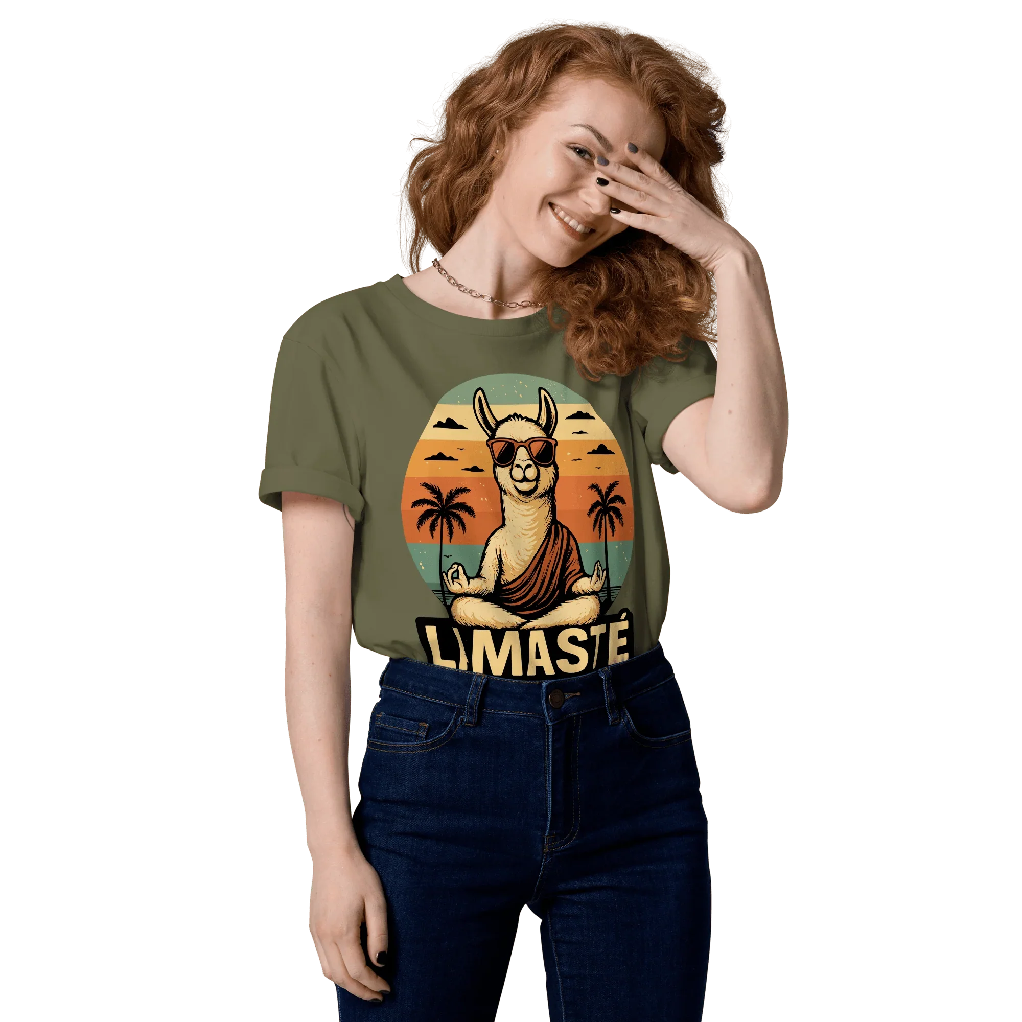 Lamasté T-Shirt | Das Lama in mir grüsst das Lama in dir