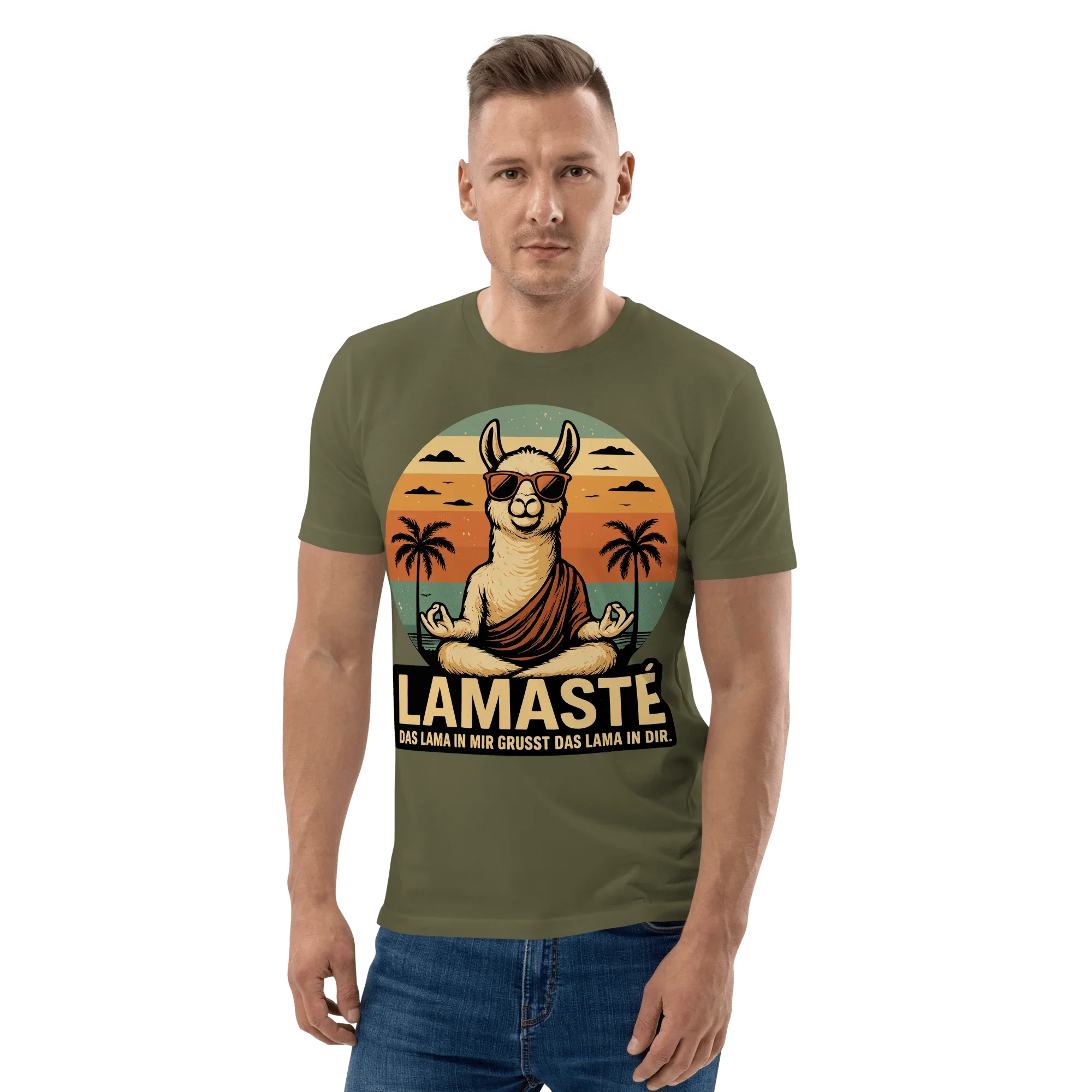 Lamasté T-Shirt | Das Lama in mir grüsst das Lama in dir