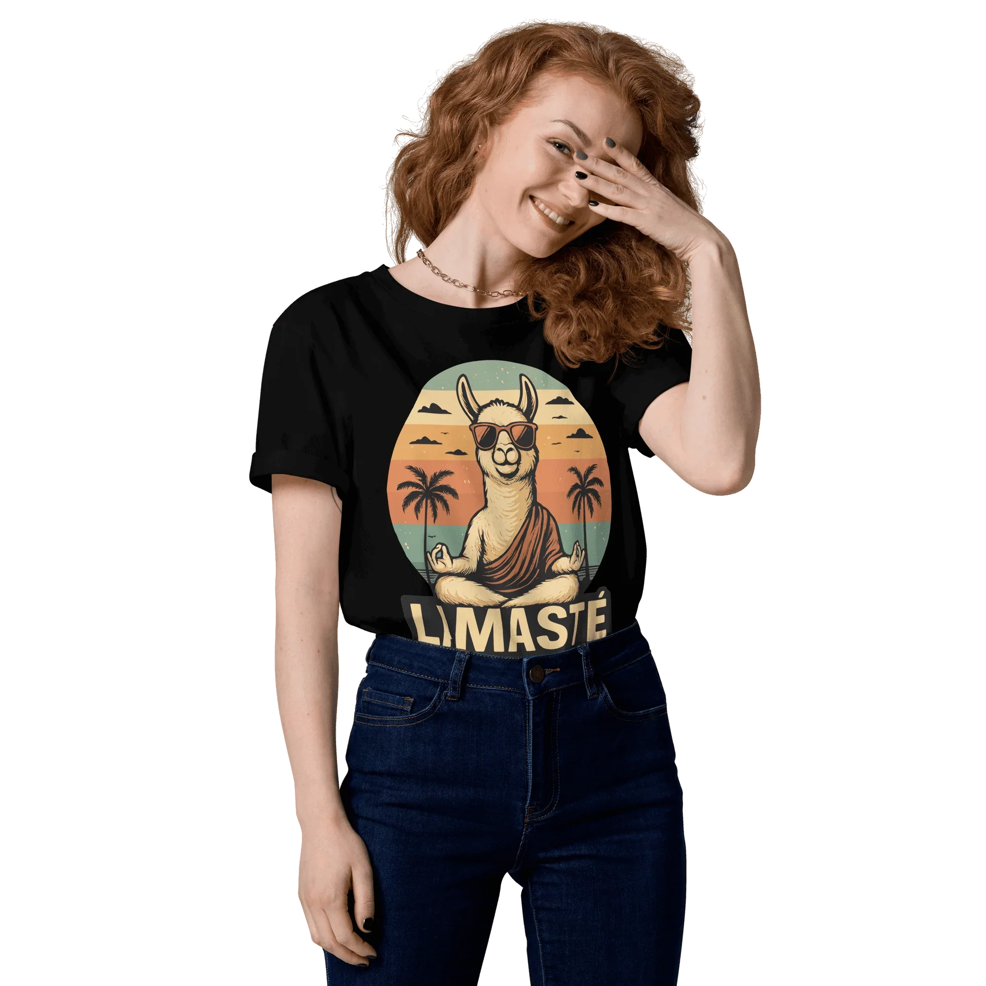 Lamasté T-Shirt | Das Lama in mir grüsst das Lama in dir
