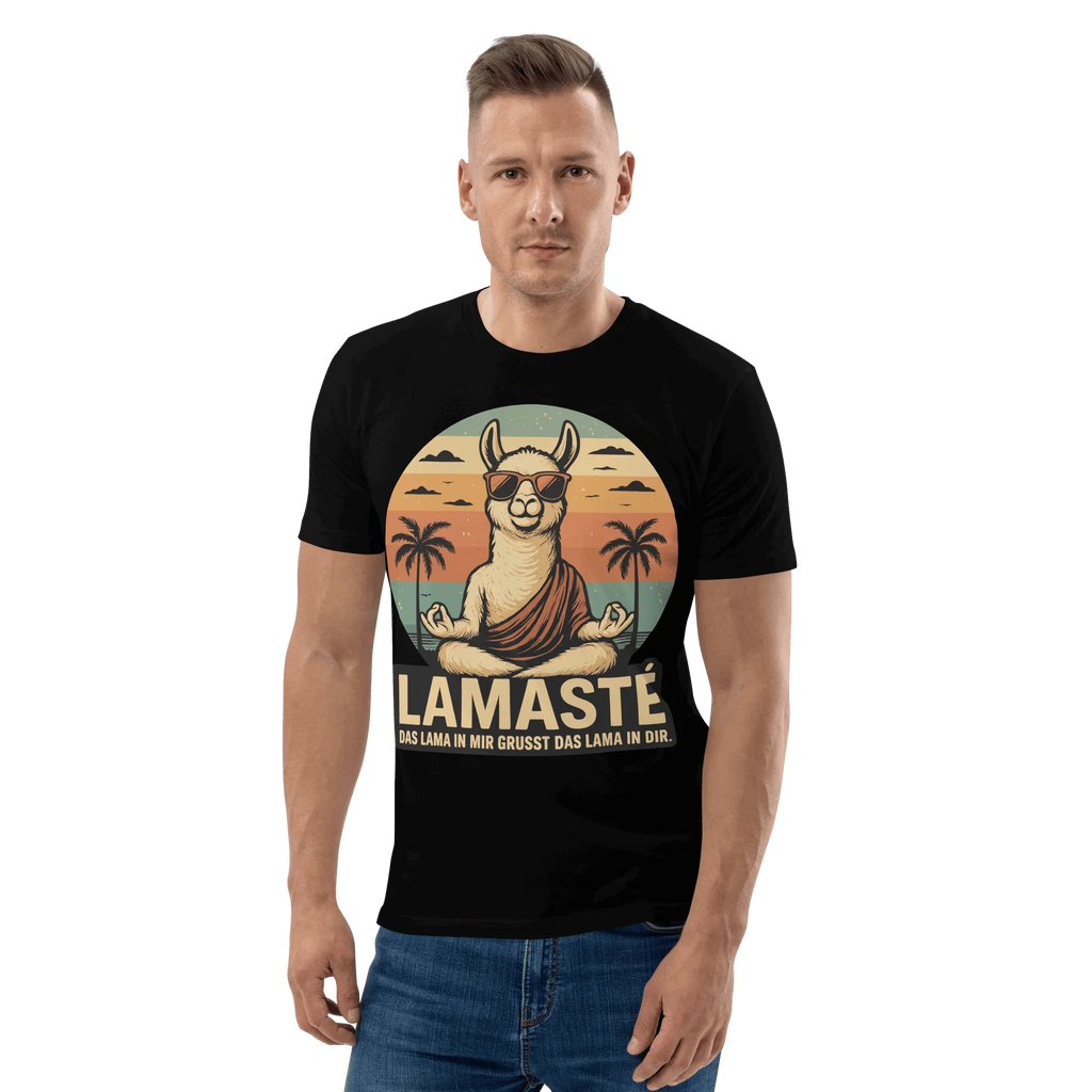 Lamasté T-Shirt | Das Lama in mir grüsst das Lama in dir