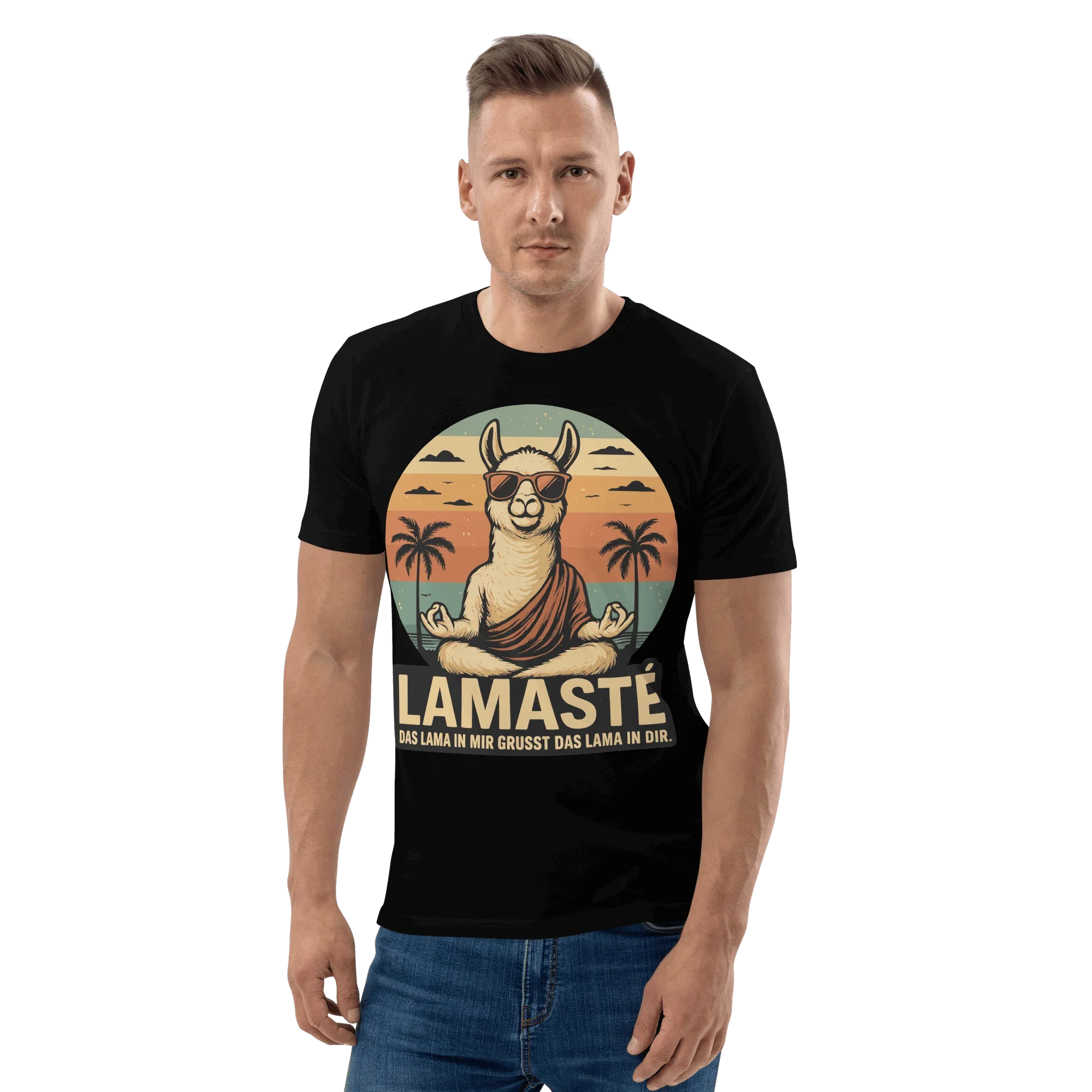 Lamasté T-Shirt | Das Lama in mir grüsst das Lama in dir