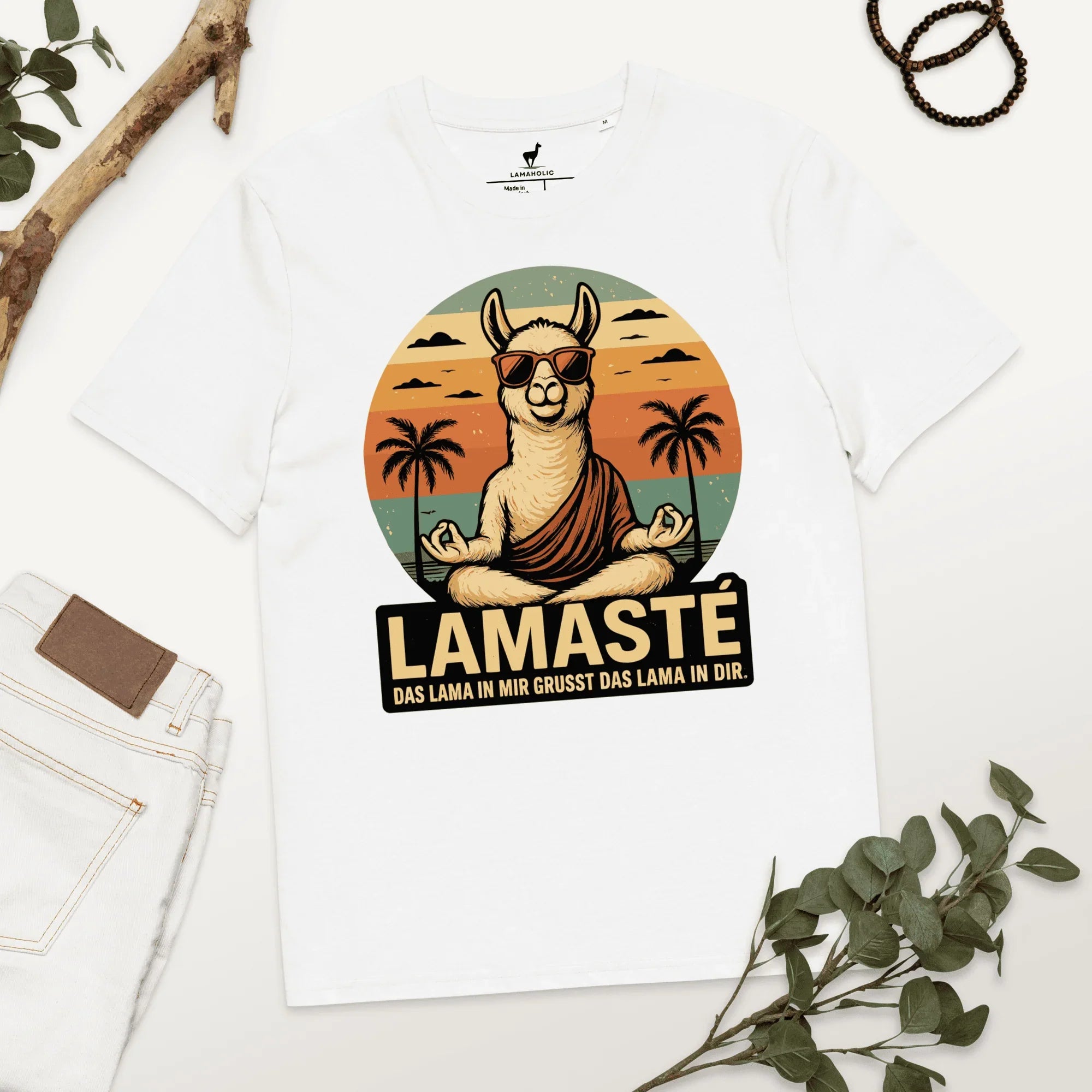 Lamasté T-Shirt | Das Lama in mir grüsst das Lama in dir