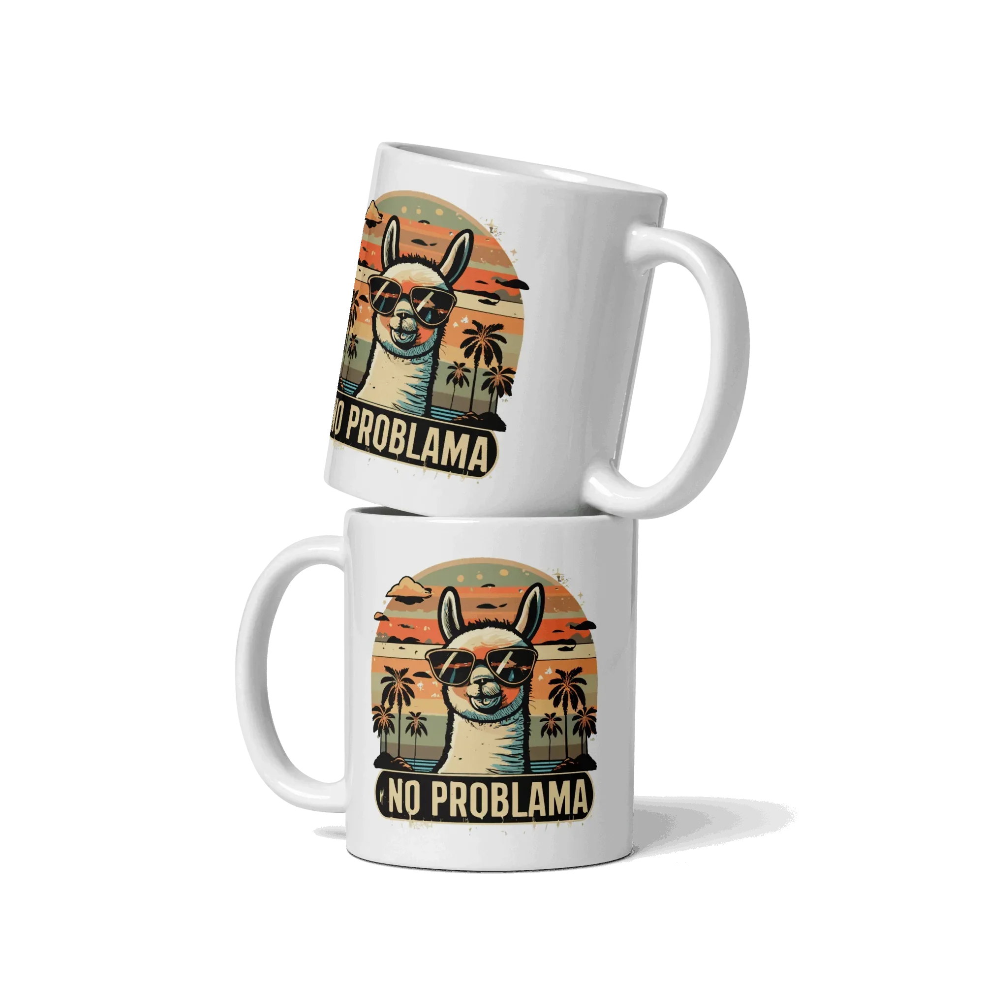 white glossy in mug | Spuelmaschinenfeste Tasse, Geschenk fuer Kollegen und Keramiktasse