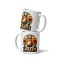 white glossy in mug | Spuelmaschinenfeste Tasse, Kaffeetasse mit lustigem Spruch und Morgenritual Kaffee